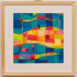 series / wave of color II, 30 x 30 cm, acrylic